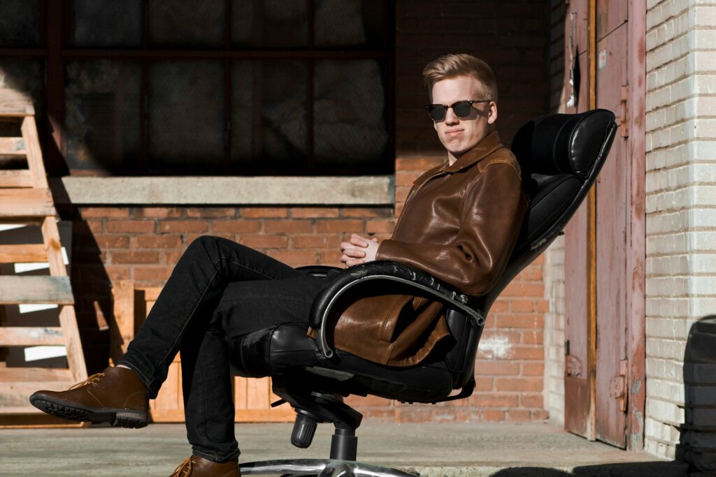 Sitting Leg crossed over